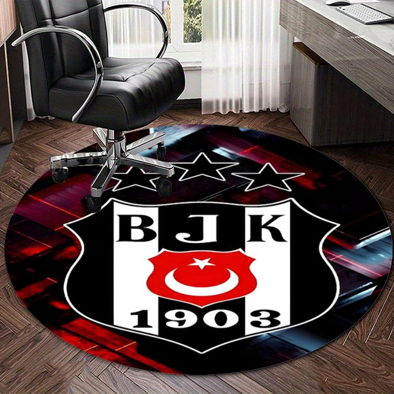 Personalized BJK Round Chair Office Rug - Perfect for Mat, Office Chair & More - Ideal Gift for Birthdays and Holidays