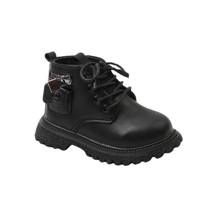 Bottes Martin pour filles 2025 saison d'automne nouvelles bottines pour enfants bottes pour garçons et filles bottines pour petites filles bottes en cuir britanniques