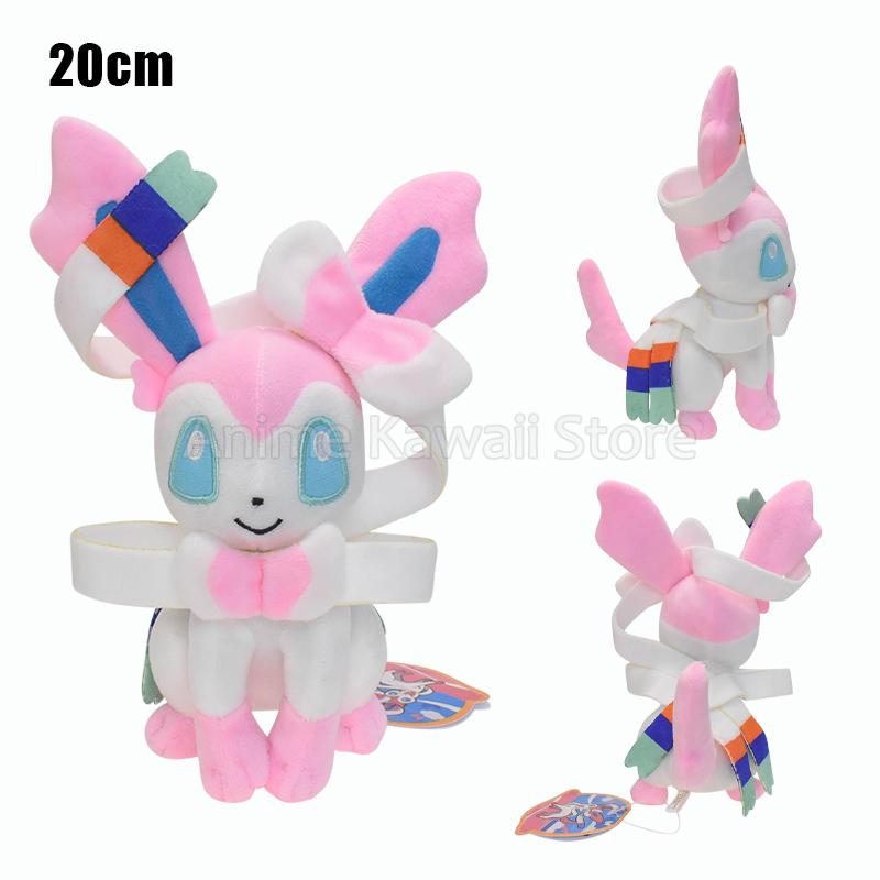 Kawaii Mimikyu Eevee Peluche Giocattolo Peluche Pokemon Evoluzione Umbreon Flareon Jolteon Glaceon Vaporeon Sylveon Espeon Bambole Peluche