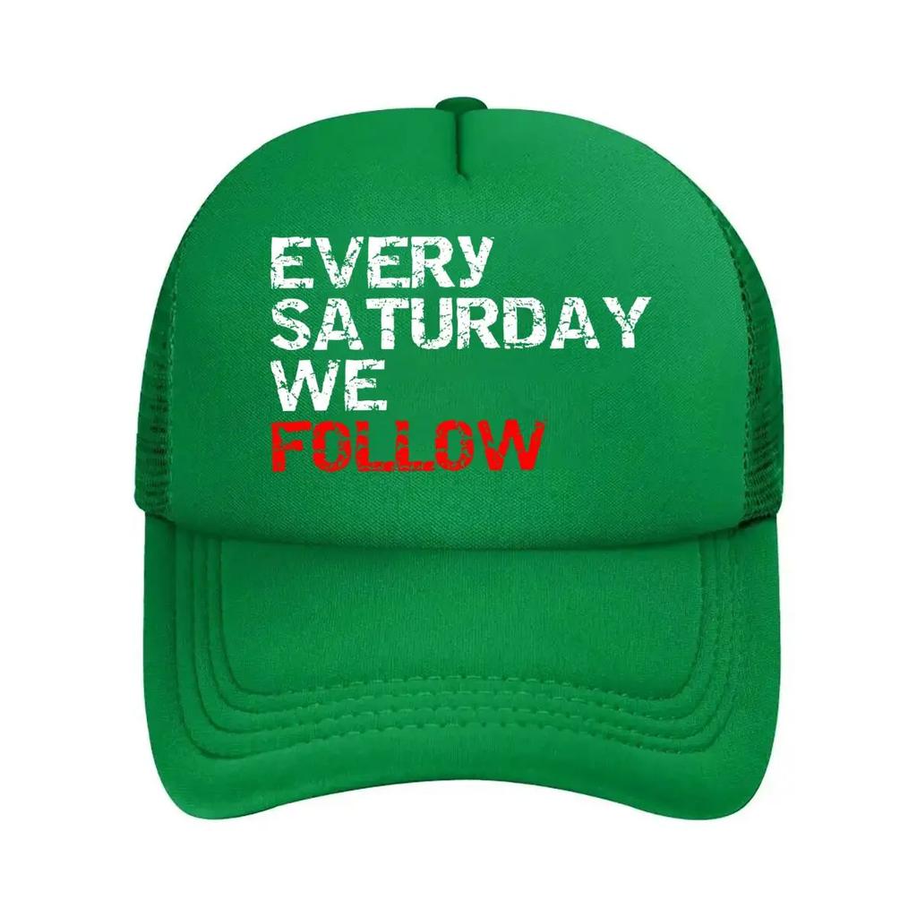 Every Saturday Motivational  Themed Event Text Art Mesh Baseball Cap