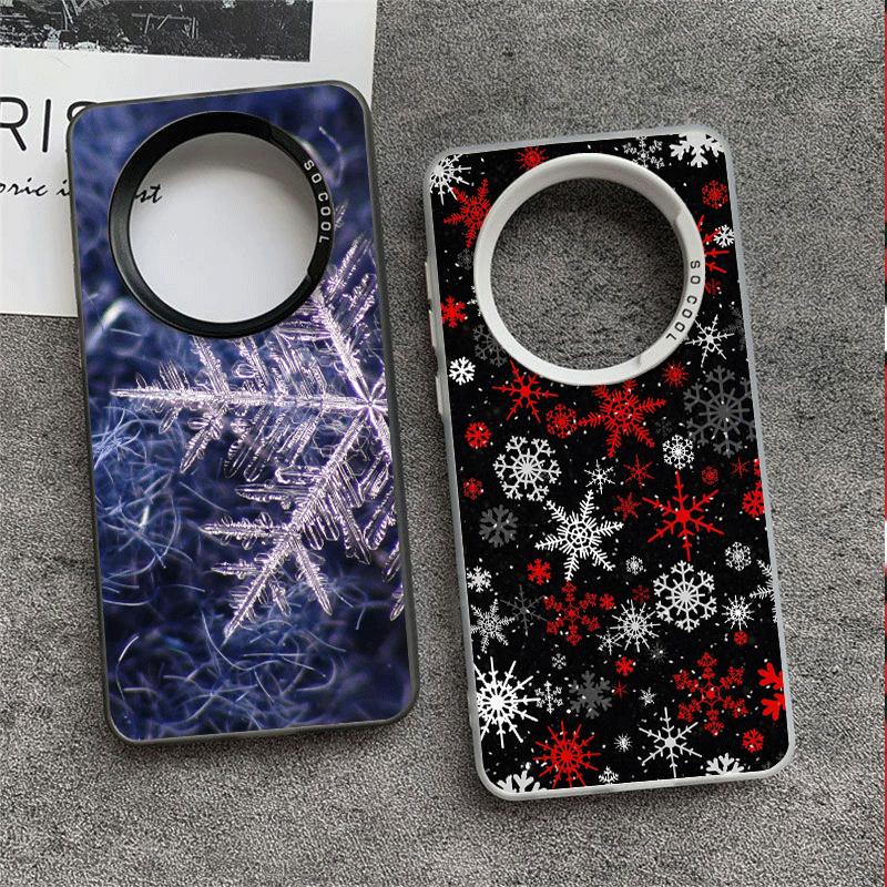 Snow Snowflake Winter Cold Shockproof Phone Case for Xiaomi Redmi Note 15 14 13 12 Pro Plus 11 11S 11T 5G Cover Anti Fall Fundas