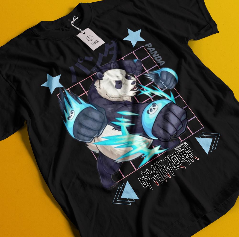 

Футболка Jujutsu Kaisen Панда Футболка Годжо Сатору Футболка Итадори Мэгуми JJK Тодзи 4XL