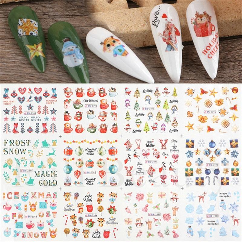 New nail art stickers ins Halloween series funny skull watermark nail stickers nail