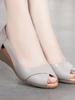 Casual Sandals Women Wedges Sandals Pumps Ankle Buckle Open Toe Fish Mouth Med Summer Women Shoes Fashion  Wedges Shoes852