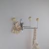 Metal Rotatable Hook 3 Hooks Bedroom Storage Holder Convenient Hanging Rack  Wall Storage