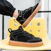 Shoes for Men Fashionable Suede High Top Casual Sneaker Outdoor Comfortable Non-slip Wear-resistant Men Short Boots Botas Hombre