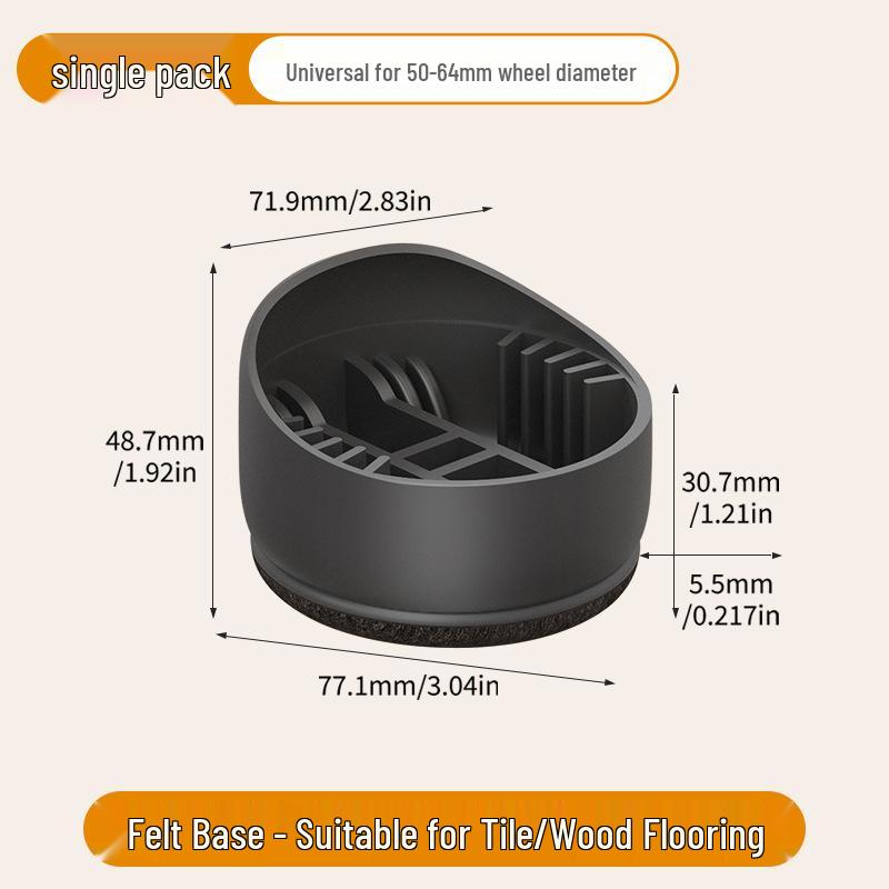 Thickened Silent Felt Silicone Chair Leg Covers - Furniture Foot Protectors