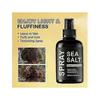 Based Sea Salt Spray, Natural Finish Sea Salt Spray For Hair, Volumizes & Texturizes,Light & Non-Greasy Hair Styling Spray for Women Men 100ml
