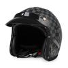 Retro Motorcycle Helmet PU Leather Open Face 3/4 Chopper Bicycle Helmets Classic Casco Moto Vintage K7