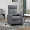 Recliner with Reclining Function, Extendable Footrest, Pocket Spring Core, up to 150 kg, Grey