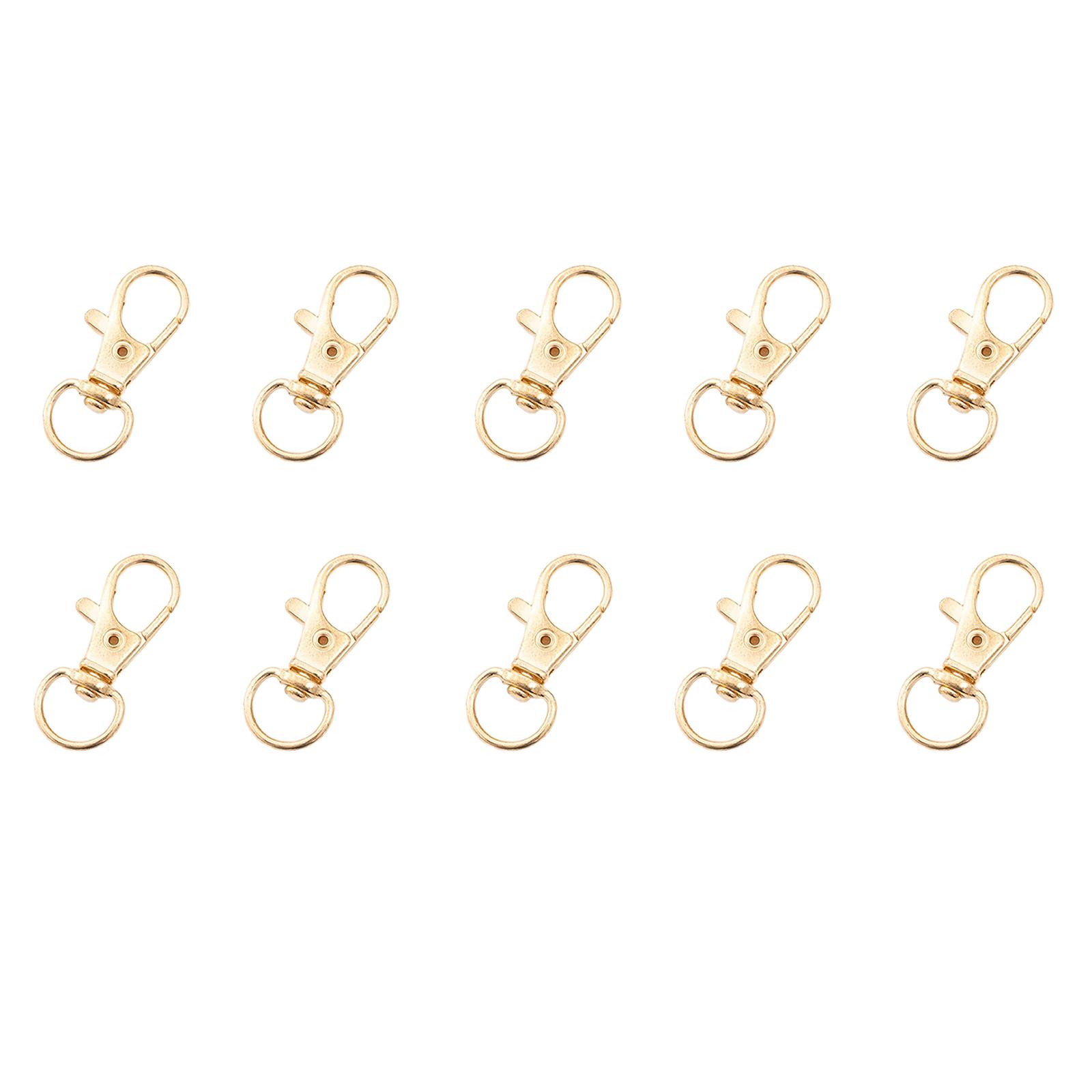 

10 шт. Крючки-застежки-лобстеры, поворотные застежки, карабин для брелка, ювелирных изделий, рукоделия, ожерелья, сделай сам 31 34 36 37 мм A