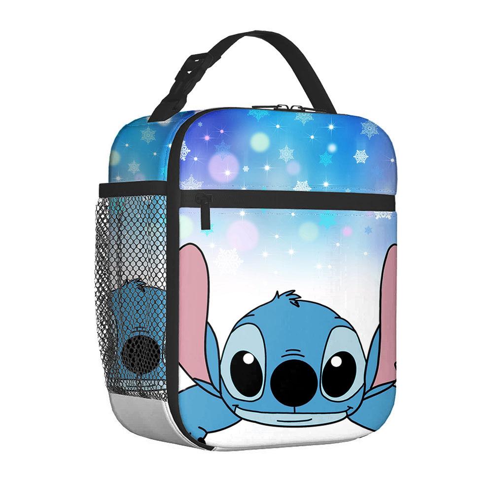 Qi Portable Lunch Bag Primary And Secondary School Students Full Printed Meal Bag Ice Bag Picnic Ice Bag