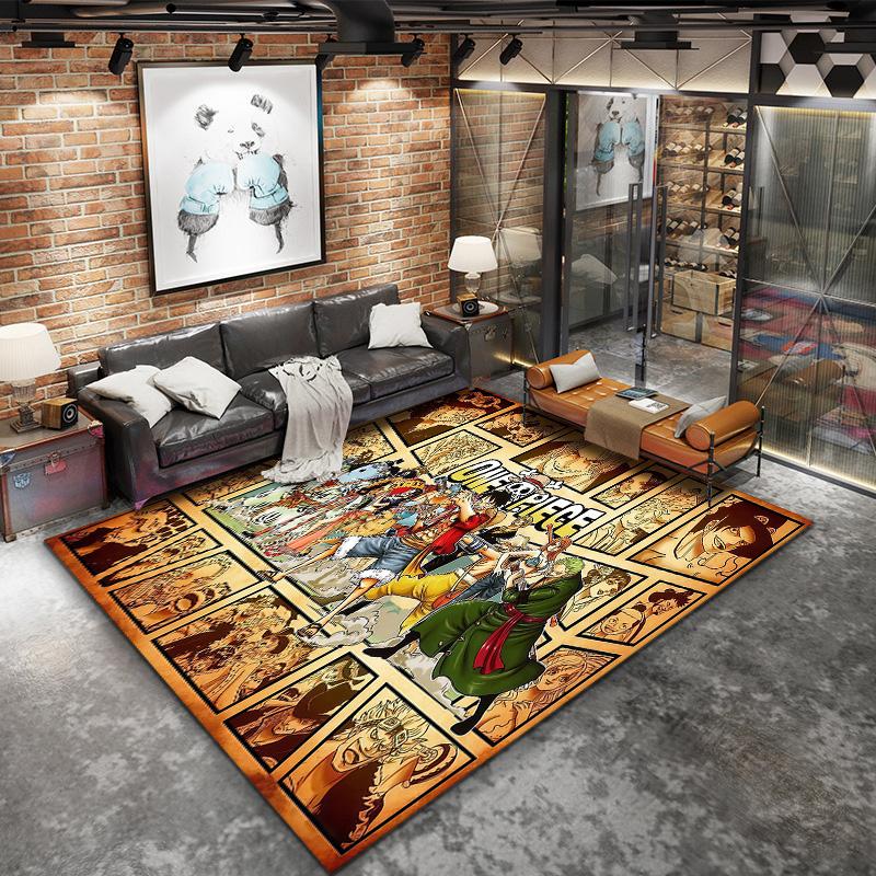 Anime One Piece Carpet Rug For Living Room Bedroom Home Sofa Decoration,kids Play Nonslip Floor Mat