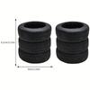 1/2 pcs Tire Shaped Pen Holder Creative Tire shape Office Supplies Storage Box Desktop Pen Holder Makeup Brush Holder Decoration