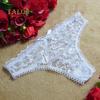 Talos Women Sexy Lace Hollow V-string Briefs Panty Thongs G-string Lingerie See Through Underwear