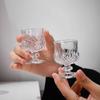 6 Piece Set of Glass Pudding Glass Glass Bottle Small Wine Glass Mini Glass Fruit Wine Glass Cocktail Glass Drinking Glasses Cup