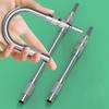 3Pcs 15/20/30cm Flexible 1/4" Hex Shank Drill Bit Holders Magnetic Drill Extension Shaft for Power Tool in Tight Space