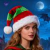 Weihnachtsmütze Weihnachtsmann Weihnachtskopfbedeckung Komfort Extra Dicke Feiertagsmütze Für Erwachsene Männer Frauen Fotoshooting Weihnachtsliedersingen Büro