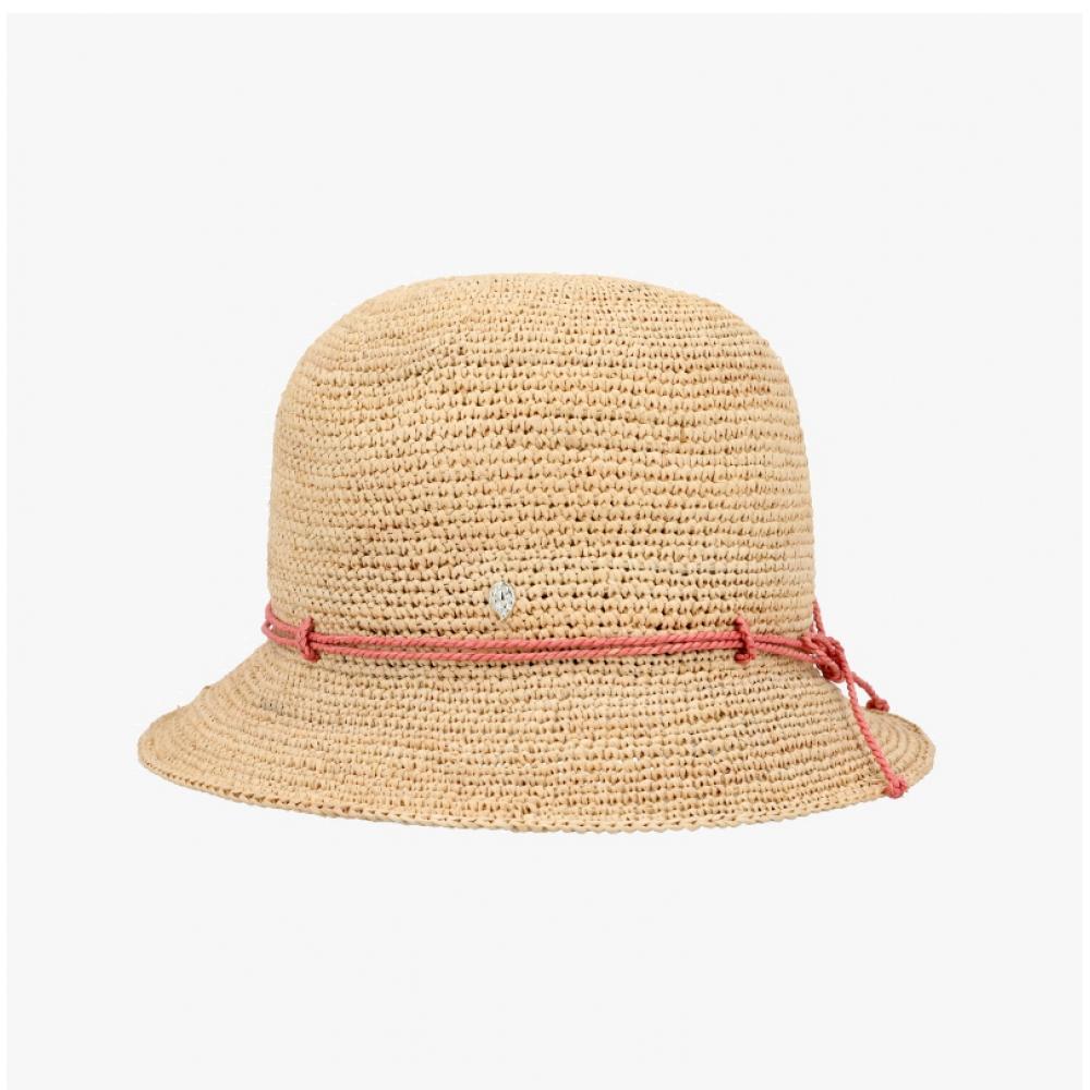 Helen Kaminski Bucket Hat Nugo Tropical Metal Logo Cloche Hat50136