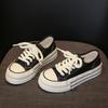 Fashion 2025 Summer New Women's Fashion Casual Canvas Shoes Comfortable, Breathable, Thick Soled, Anti Slip Casual Shoes