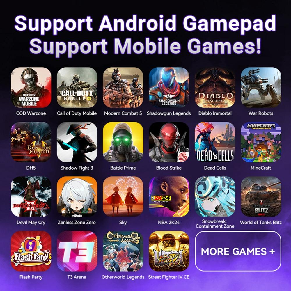 GAMWING M9 5-in-1 Wired + Bluetooth-compatible Dual Mode Mobile Game Converter with Keyboard and Mouse Set