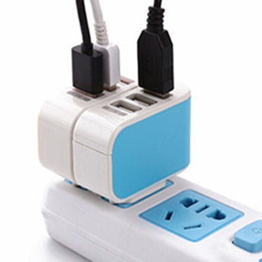 Versatile 3usb Candy Charger With Led Light For Apple Devices Travel-friendly