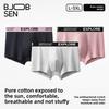 Men's Spring and Summer New Pure Cotton A Class Cotton Breathable Antibacterial Flat Angle Underwear