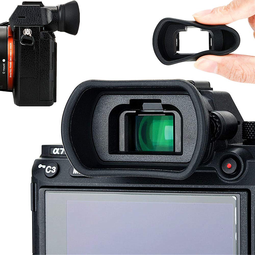 

Eyecup extension type eyepiece compatible with Sony A7RIV A7RIII A7RII A7III A7II A7 A7R A7S A7SII A9II A9 A58 A99II FDA-EP18 FDA-EP16 FDA-EP15 чорний