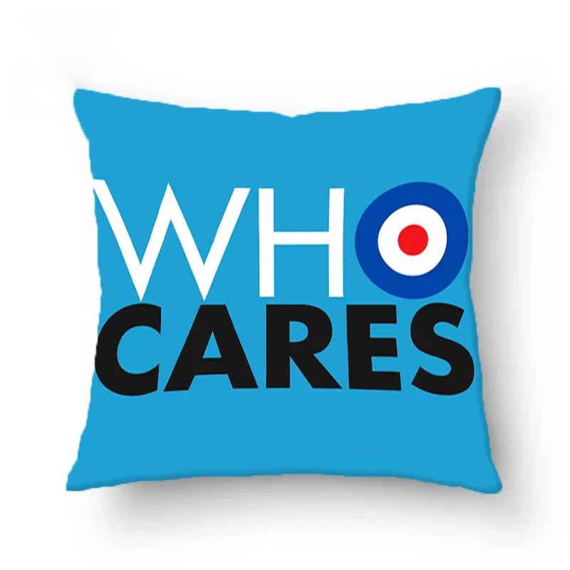 The Who Pillowcase Sofa Cushions Pillows Covers Home Decorative Cushion Cover 45*45 Double Sided Printing Square Pillow Cases