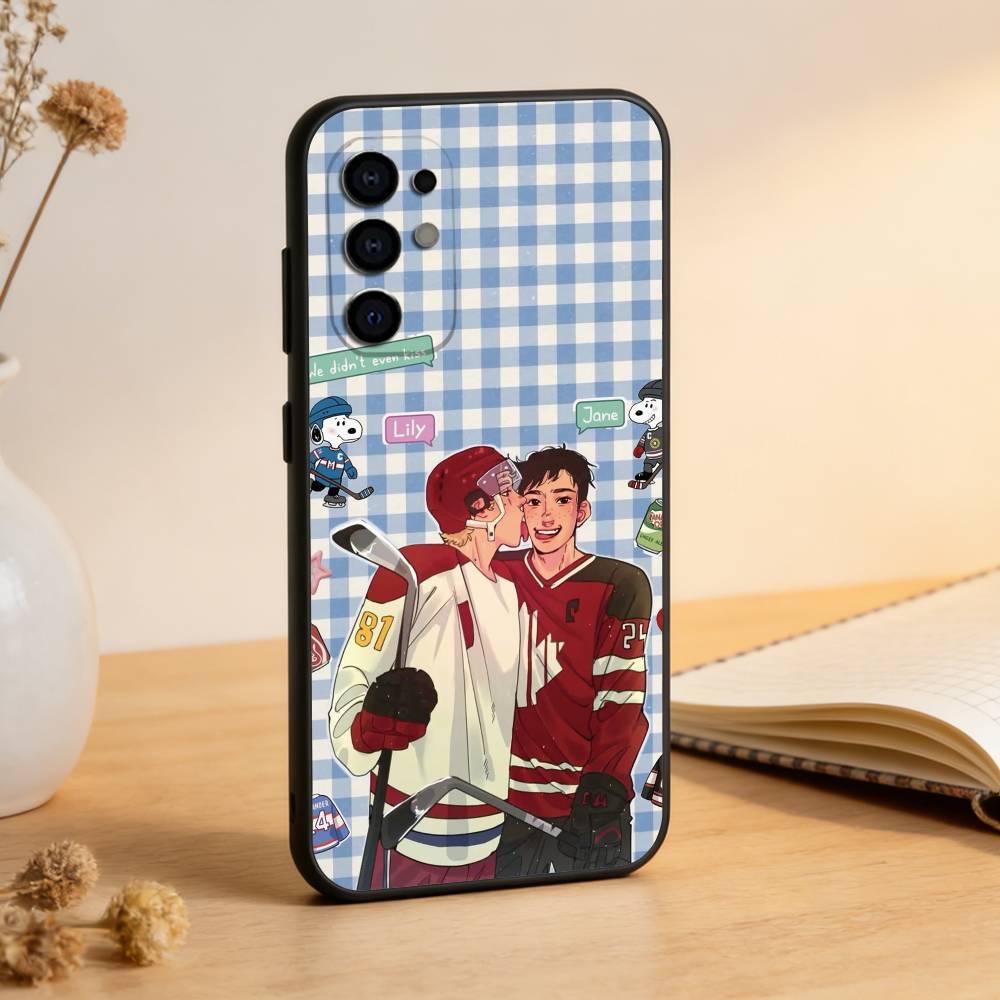 

Ice hockey H-Heated R-Rivalry Phone Case Black Silicone Soft For Samsung S25,S24,S21,S22,S23,S30,Ultra,S20,Plus,Fe,Lite Samsung S24