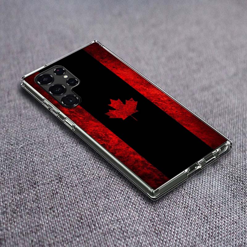 

Canada National Football Team Logo Phone Case For Samsung Galaxy S24 S23 S21 S20 FE S22 S26 Ultra S25 Edge S10 Plus Cover Clear Samsung S22 Ultra