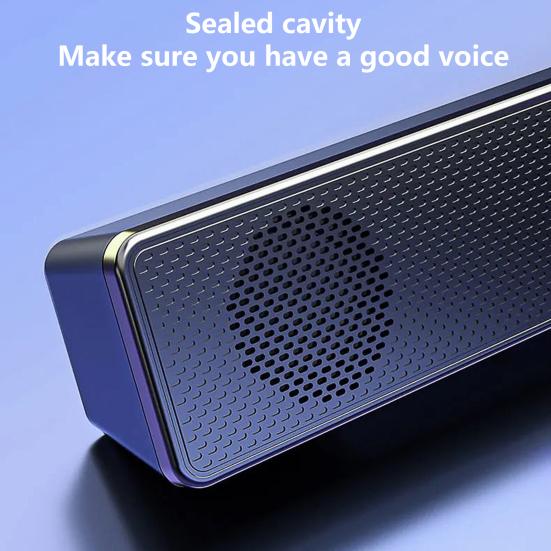 Bluetooth-compatible 5.0 Speaker Universal Stereo Surround Wired Computer Soundbar Subwoofer for PC