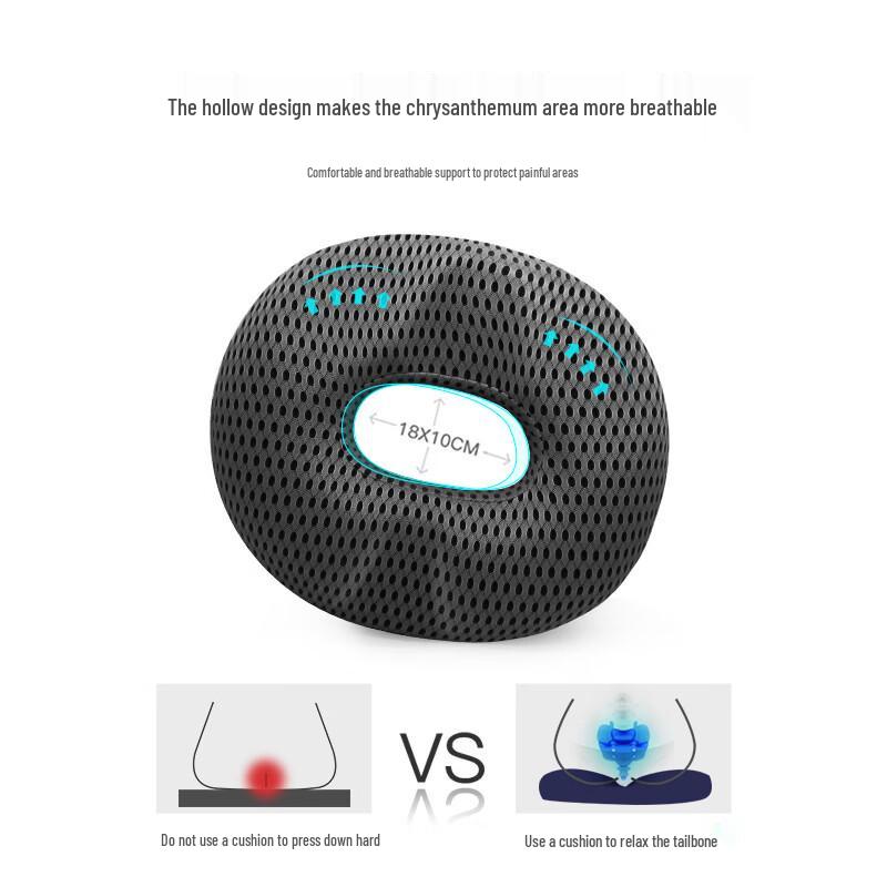 Women's Ergonomic Memory Foam Cooling Seat Cushion