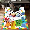 1pc 3D-Number-Blocks-Cartoon Design Printed Area Rug Carpet for Bedroom Living Room Home Decor Rugs Mat Non Slip Mat Rug for Bedside