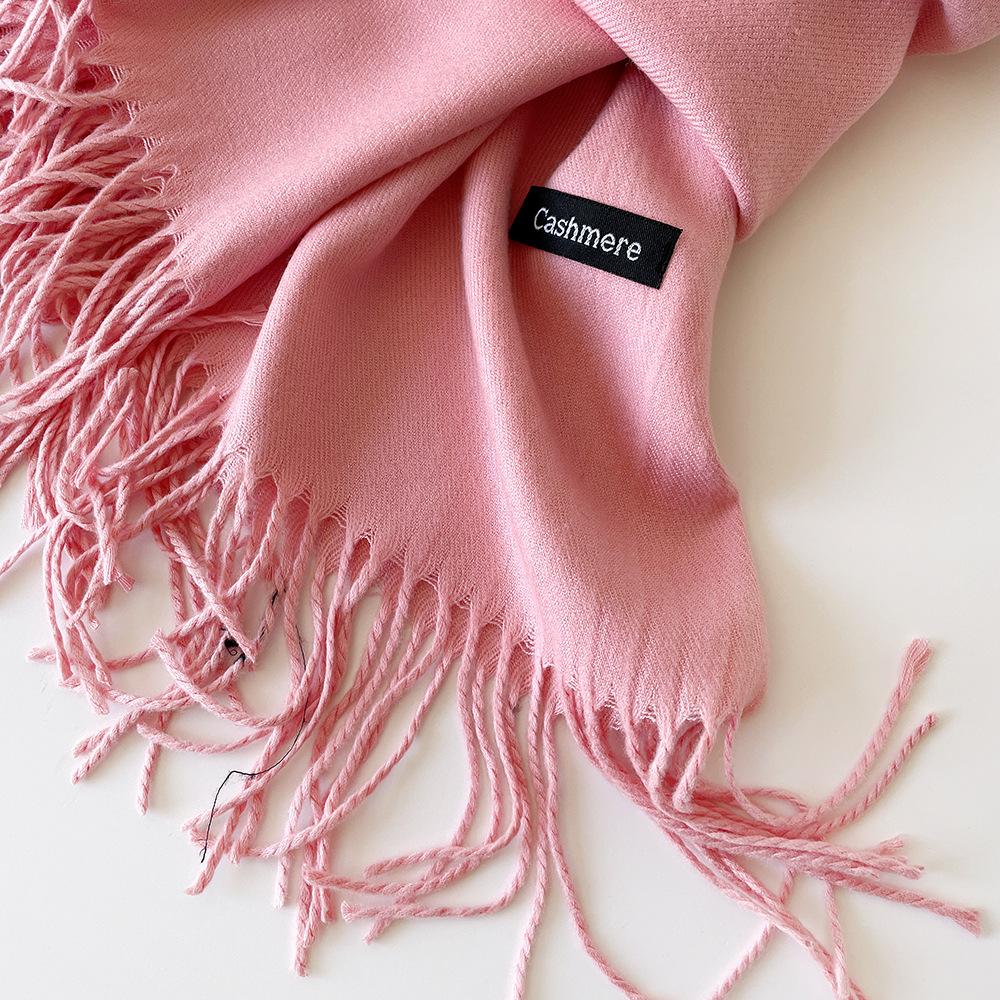 Multi-color imitation cashmere shawl scarf high-end fashion order versatile warm scarf women