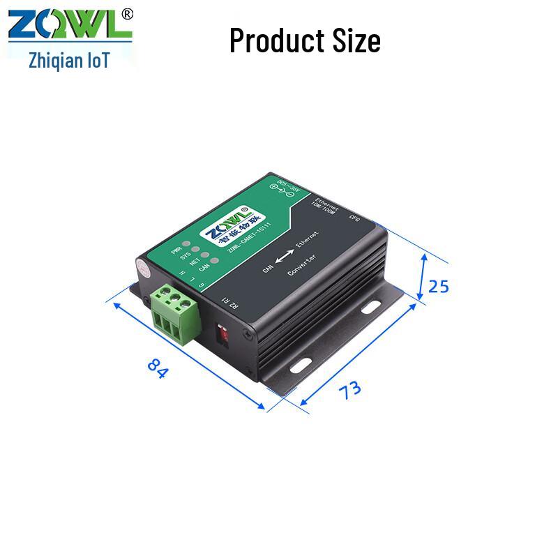 Industrial CAN To Ethernet Gateway Module