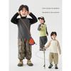 Right European Style Boys' Winter Base Layer Wool Autumn Shirt 2025 Autumn and Winter New Children's Clothing Baby Top Trendy