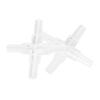 30pcs 4MM Aquarium Fish      Tubing Splitter L Shape 3 Way 4 Way Adapter Connector