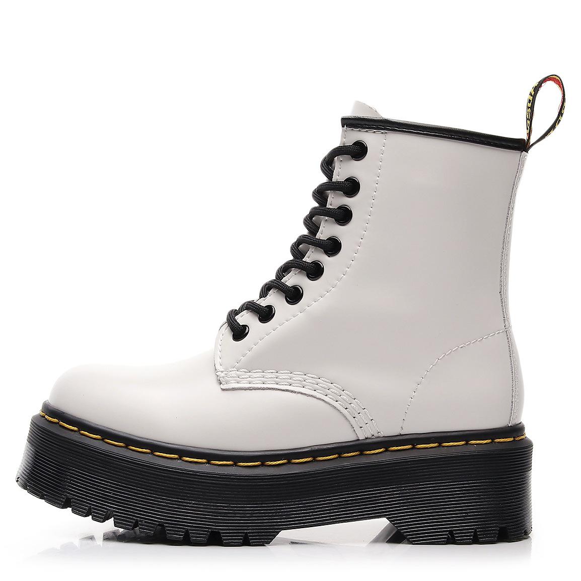 

Мотоциклетные ботинки Aibiden 1460: Женские и мужские короткие ботинки из натуральной кожи со шнуровкой и круглым носком, доступны большие размеры 37