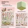 DIY Creative 3D Cartoon Landscape Stickers Spring Theme Wall Decals for Kids Bedroom Playroom Decor