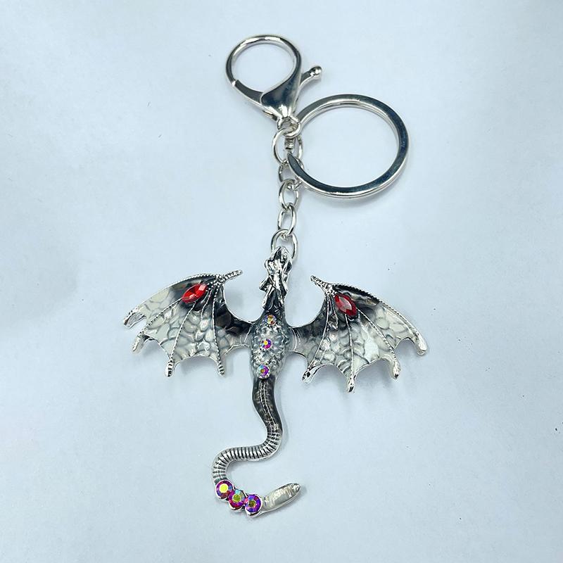 

Креативный имитационный дракон красочный расписанный вручную металлический брелок для ключей мужчины и женщины брелок ювелирные аксессуары подарок 1 штука
