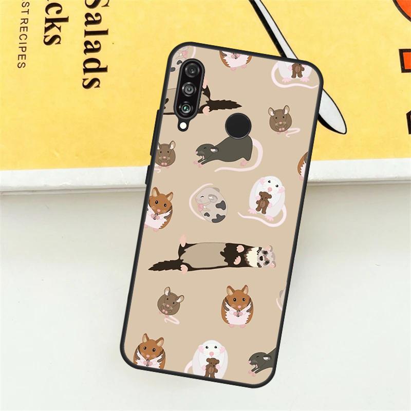 Mouse Rat For Huawei Nova 12i 7i 8i 11i Y73 Y72 Y61 Y91 Y90 Y70 Y60 9 10 SE 11 Pro P30 P40 Lite Case