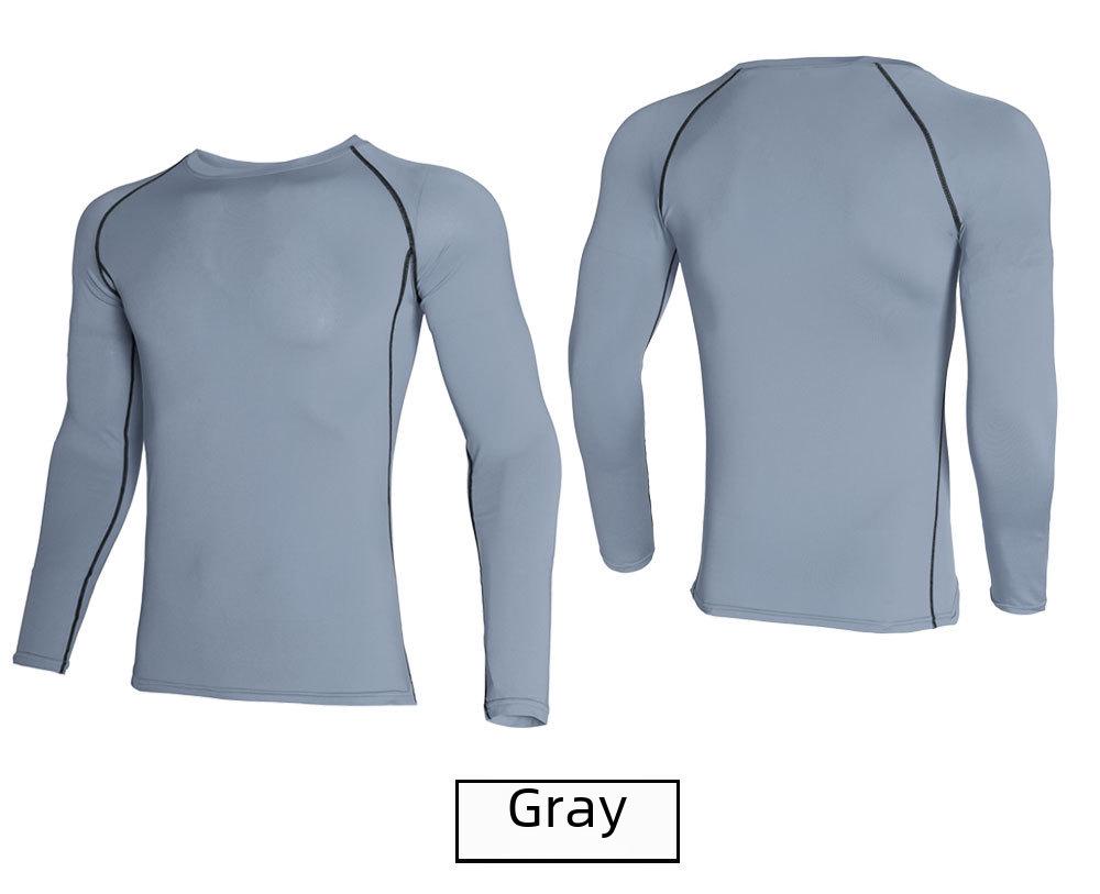 Men's Breathable High-Elastic Quick-Drying Long Sleeve Sports Tights