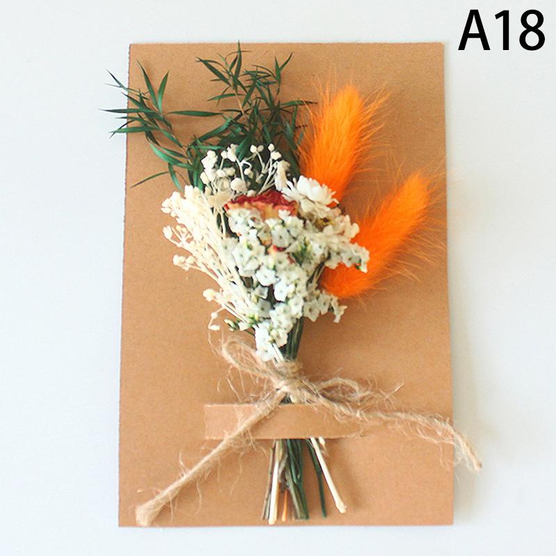 1 Buquê Mini de Flores Secas Naturais Boutonnieres para Madrinhas Decoração de Natal Casamento Dia dos Namorados Materiais Florais DIY