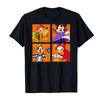Miniso Mickey Maus Kürbis Halloween Aufdruck T-Shirt Sommer Lässig Herren und Damen Kurzarm Street T-Shirt Cartoon Oberteil