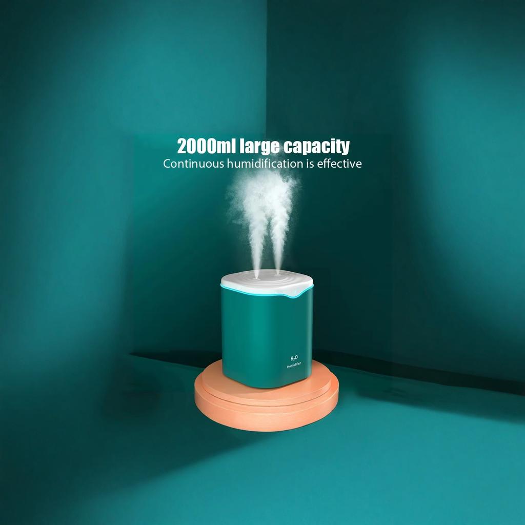 Nawilżacz powietrza USB z mgiełką, 2,2 L, duża pojemność, nawilżacz biurkowy