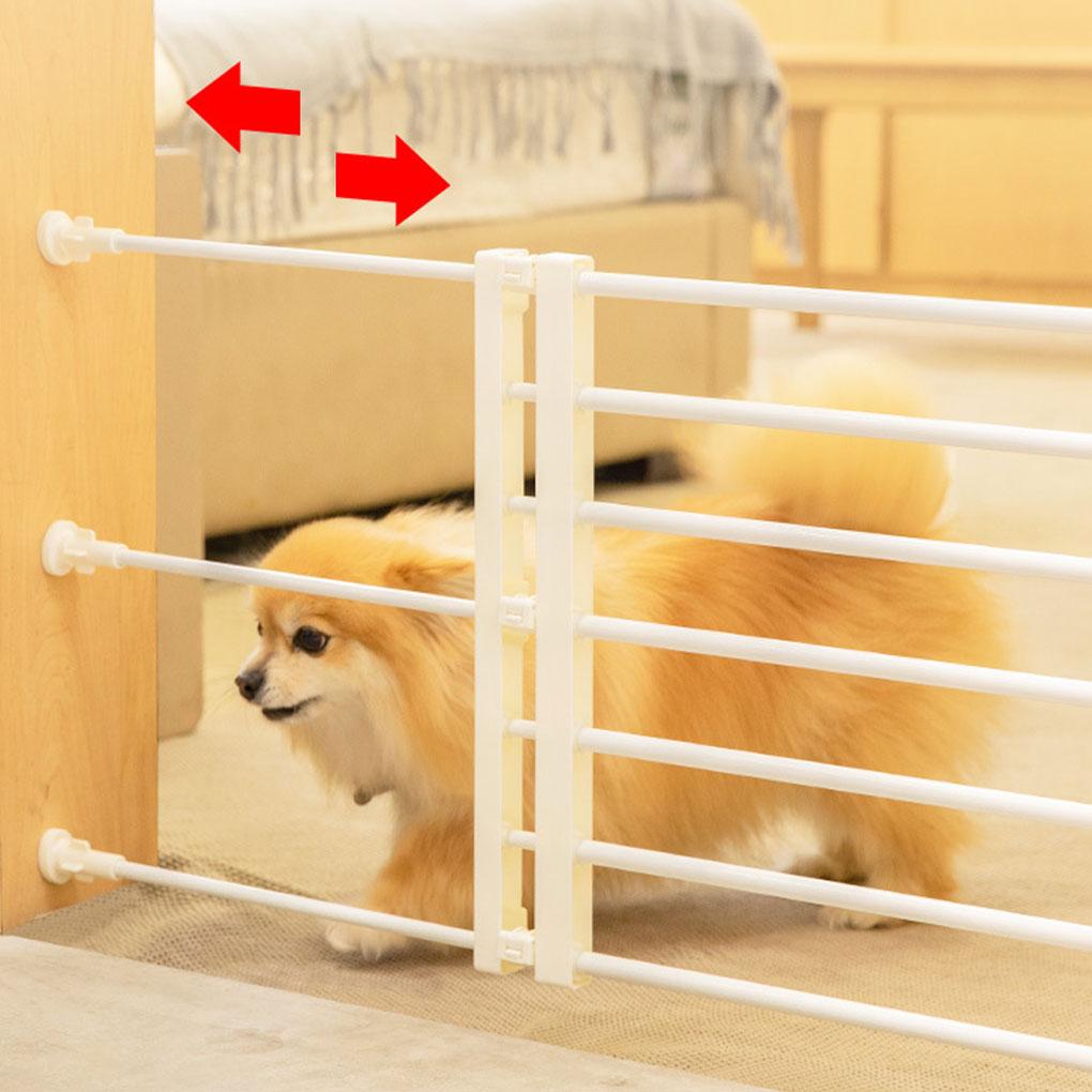 Folding Stair Guard Safe And Reliable Pet Gate For Dogs Retractable Stair Gates For Dogs Wide