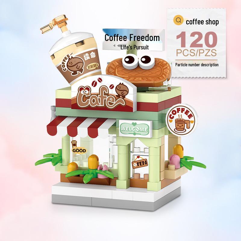 Loz Micro-Particle Pet Shop Ferris Wheel Scene Miniature Building Blocks - Children's Toys & Christmas Gift