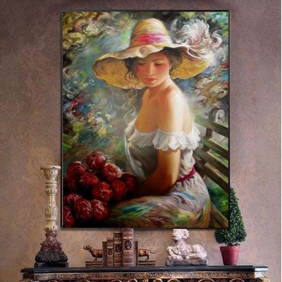 Diamond Painting Young Woman Full Drill Diamond Painting Diamond Embroidery