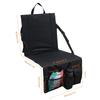 Folding Stadium Seat Camping Back Support Cushion Seat with Storage Bag Cup Holder Portable Outdoor Moisture proof